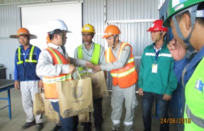 Sigma liên tiếp nhận khen thưởng trong công tác an toàn vệ sinh lao động tại dự án Unilever, Bắc Ninh